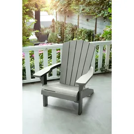 KETER Troy Gartensessel 81 x 80 x 96,5 cm grau