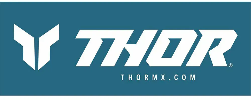 Thor Logo Banner - Steel Blue / White - One Size