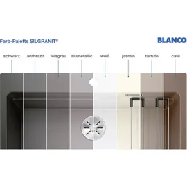 Blanco Zia XL 6 S Schwarz + Excenterbetätigung 1000 x 500 mm