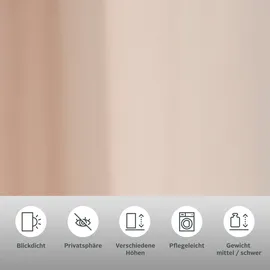 MY HOME »Raja« Ösen 2 Stk. tlg. 2er-Set, Bestseller, einfarbig, modern, pflegeleichte Mikrofaser,