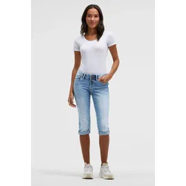 Soccx Damen, Capri Jeans, SU:MI regular fit, sun and sand Blue, 33 - 33W
