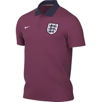 Nike Top England Herren Dri-Fit Vctry Solid Polo, Rosewood/Sesame/White, FZ5948-655, 2XL