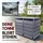 Albatros Mülltonnenbox 2er 132 x 116 x 85 cm grau