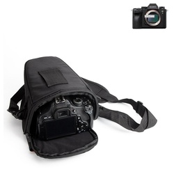 K-S-Trade Kameratasche für Sony Alpha 9 II, Kameratasche Fototasche Schultertasche Umhängetasche Colt schwarz