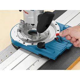Bosch GKF 18V-8 Akku-Kantenfräse mit Spannzange, Parallelanschlag, 2x Saugadapter, Spanschutz