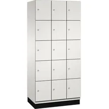 C+P Cambio Fächerschrank 90 x 52,5 x 195 Lichtgrau