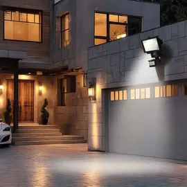 Maclean Brackets Maclean MCE442 Solarlampen LED Strahler mit Bewegungssensor Flutlichtstrahler Solar Wandleuchte Dämmerungssensor Solarleuchte IP44 6W 360 Lumen 6000K (1 x Stück)