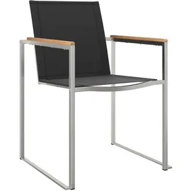 vidaXL 5-teiliges Garten Esszimmer Set Massivholz Teak