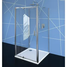 Polysan EASY LINE U-Kabine mit Drehtür links 80 x 190 cm Klarglas - Transparent