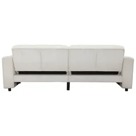 dorel home Schlafcouch 3-Sitzer Velours Beige