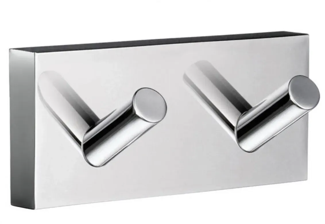 Smedbo Doppelter Badetuchhaken HOUSE - B/H/T ca. 9.00x4.00x3.50
