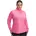1/2-Zip Trainingsshirt Damen 672 super pink/white 1X