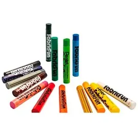 Pentel AKTION: Pentel Stoffmalkreide farbsortiert + GRATIS Pentel Gel-Tintenroller "Gel for fabric"