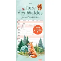 Heye / heye kalender tm Tiere des Waldes Familienplaner