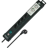 Brennenstuhl Premium Line Steckdosenleiste 6-fach 3m schwarz/lichtgrau