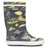 Aigle Lolly-Pop Play2 Gummistiefel Mehrfarbig Dino, 34