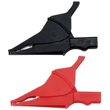 CHAUVIN ARNOUX Krokodilklemmen-Set Rot, Schwarz Klemmbereich max.: 42.86 mm 1 Set