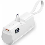 Vention Powerbank Vention LED display 4800mAh 22.5W FHQW0 (white) - Weiß