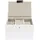 Stackers Schmuckschatulle mini doppelt Weiß/Beige