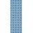 Queence Vinyltapete Muster-Blau 90x300 cm 90 g Blau 34193