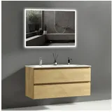 Alpenberger Badezimmer-Set 2-tlg. Eiche Natur