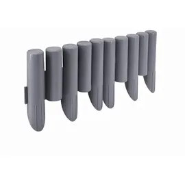 OEM Palisade 2,3 m 8 Stück Grau