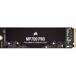 CORSAIR interne SSD "MP700 PRO 1TB M.2 NVMe PCIe Gen. 5 x4 SSD (no heatsink)", schwarz, B:2,2cm H:8cm T:0,03cm, Festplatten, Microsoft DirectStorage