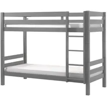 Vipack Etagenbett Pino 90 x 200 cm grau H:160 cm