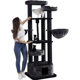 Nobby Musan Kratzbaum 70 x 70 x 203 cm schwarz/grau