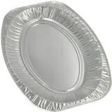 Papstar Starpak Servierplatten, Alu oval 43 cm x 29 cm