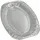 Papstar Starpak Servierplatten, Alu oval 43 cm x 29 cm