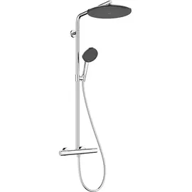 Hansgrohe Raindance Alive S Puro Duschsystem 300 1jet EcoSmart mit Ecostat Element, Chrom
