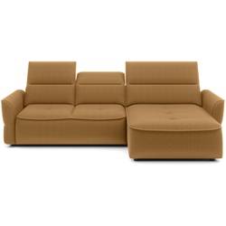 Ecksofa Murillo Stoff Orange Amber