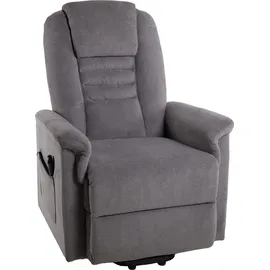 Duo Collection TV-Sessel Webstoff 78 x 113 x 93 cm grau