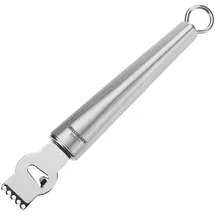 Westmark Zitronenschaber/Zestenreißer mit Kanneliermesser, Länge: 17,5 cm, Rostfreier Edelstahl, Glory, Silber, 18302270