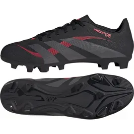 adidas Predator Club FG/MG Herren Core Black/Grey Four/Lucid Red 44 2/3