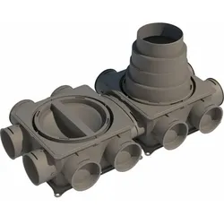 BOSCH Zubehör Wohnungslüftung VK 125-H Luftverteilkasten Kunststoff, horizontal