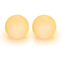 meine wunschleuchte 2er Set LED Solarkugeln mit RGB Farbwechsel & Erdspieß Gartenkugeln, Ø 30cm