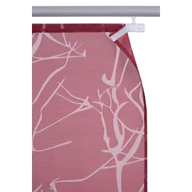 OTTO home Schiebegardine OTTO HOME "Anna" Gr. 3, rot (bordeaux), B:57cm H:225cm, Ausbrenner, Polyester, Viskose, Gardinen, Inkl. Befestigungszubehör, Breite: 57 cm