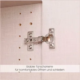 Rauch Spiegelschrank mit Einlegeböden ¦ grau ¦ Maße (cm): B: 91 H: 210