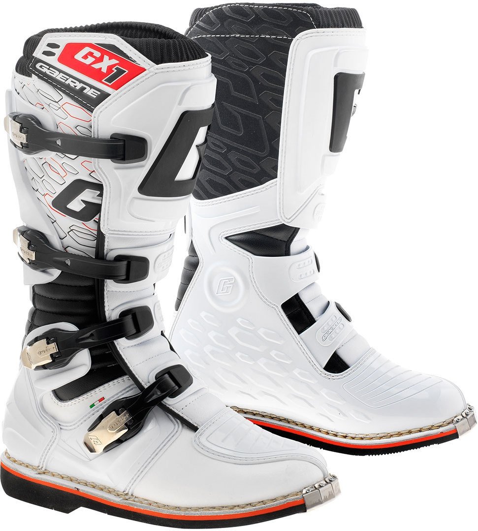 Gaerne GX-1 Goodyear Motocross Boots, wit, 48 Voorman