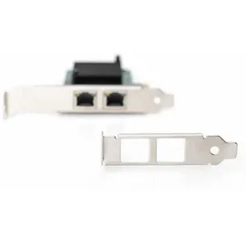Digitus PCI Express 2 Port Gigabit Ethernet Netzwerkkarte, RJ45