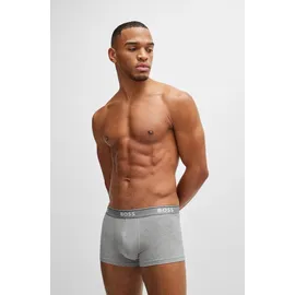 Boss für Herren. 50475274 3er-Pack Boxershorts schwarz, grau, weiß S, Heimtextilien, Baumwolle,
