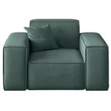 Fun Möbel Sessel Designersessel CELES in Stoff Opera Velvet Petrol