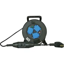 Kopp 144815001 Personenschutz-Kabeltrommel PRCD-S 230 V Schwarz, Blau IP44