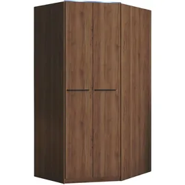Priess Eckkleiderschrank PRIESS "Barcelona Kleiderschrank Ecklösung Raumwunder", braun (eichefarben artisan), B:95cm H:193cm T:95cm, Holzwerkstoff, Schränke, Eckkleiderschrank, in 2 Tiefen Schrank Eckschrank Garderobe