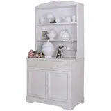 Küchenbuffet Weiss Buffet Küchenschrank Shabby Chic Regal Anrichte 183cm mxa015 Palazzo Exklusiv