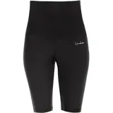Winshape Damen Functional Power Shape „high Waist“ Hwl402, Schwarz, Slim Style Shorts, Schwarz, S