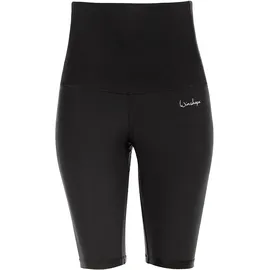 Winshape Damen Functional Power Shape „high Waist“ Hwl402, Schwarz, Slim Style Shorts, Schwarz, S