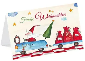 LUMA Weihnachtskarte Nikolaus DIN B6